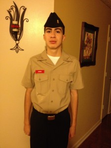 Florida private school student Kevin Gines makes the most of an opportunity to participate in a nearby public school's JROTC program.