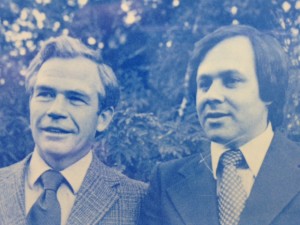 Berkeley Law professors Jack Coons and Stephen Sugarman, circa 1978.