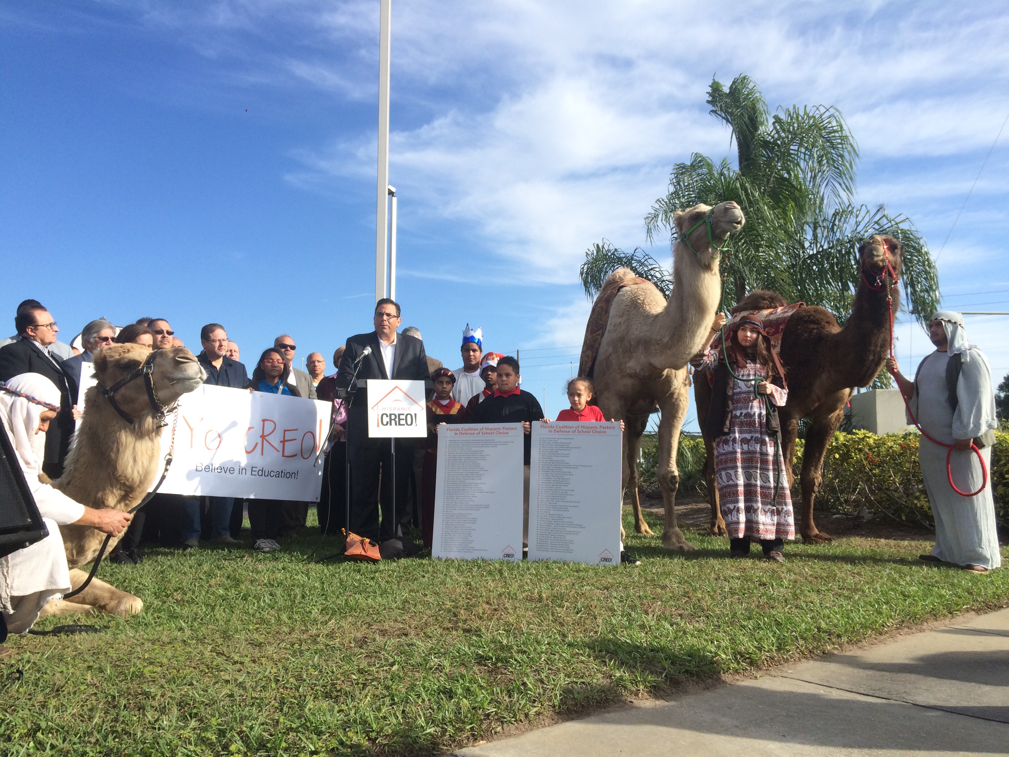 Three Kings school choice presser